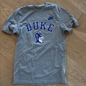 Nike Blue and Gray Duke Men's Tee